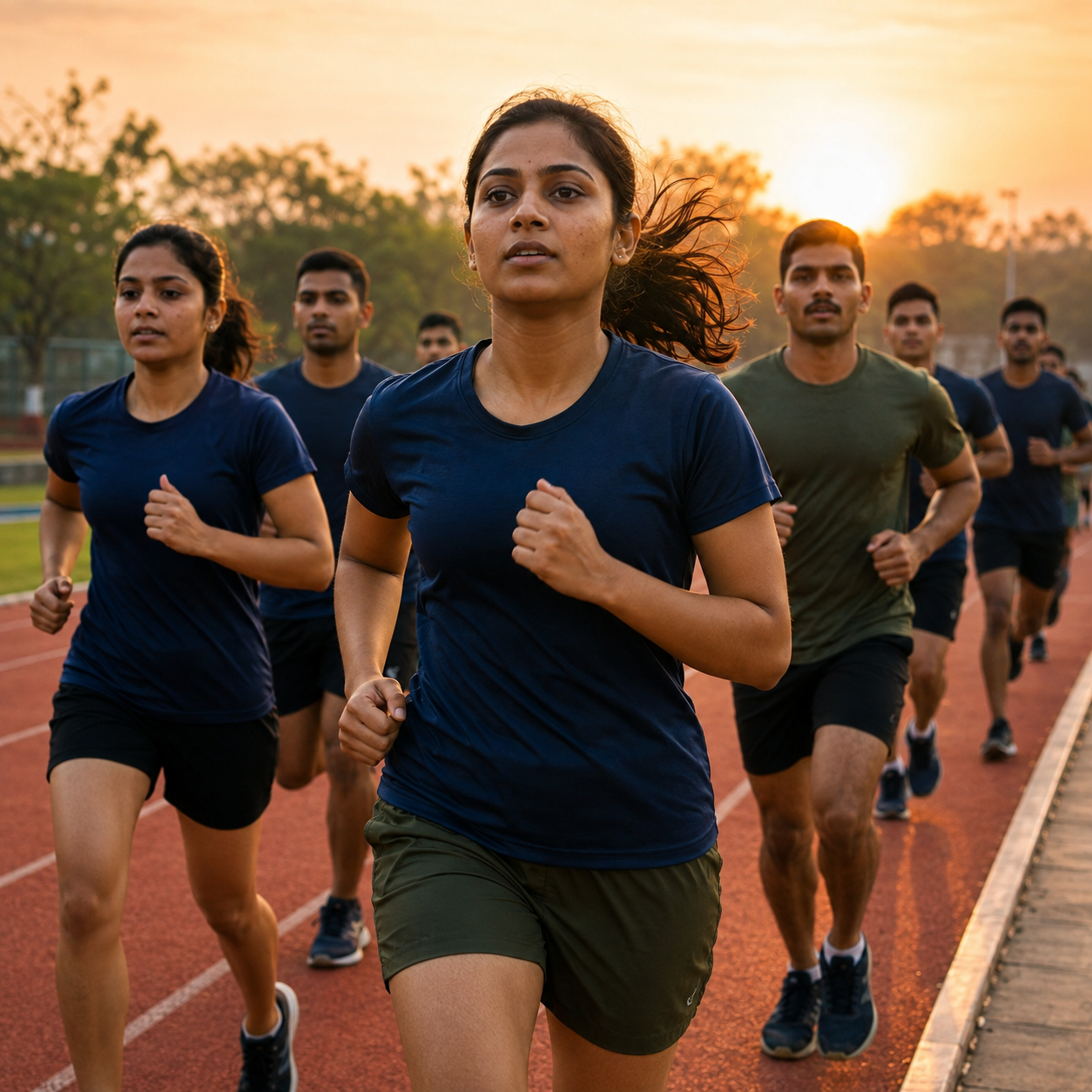 Indian defence aspirants: train